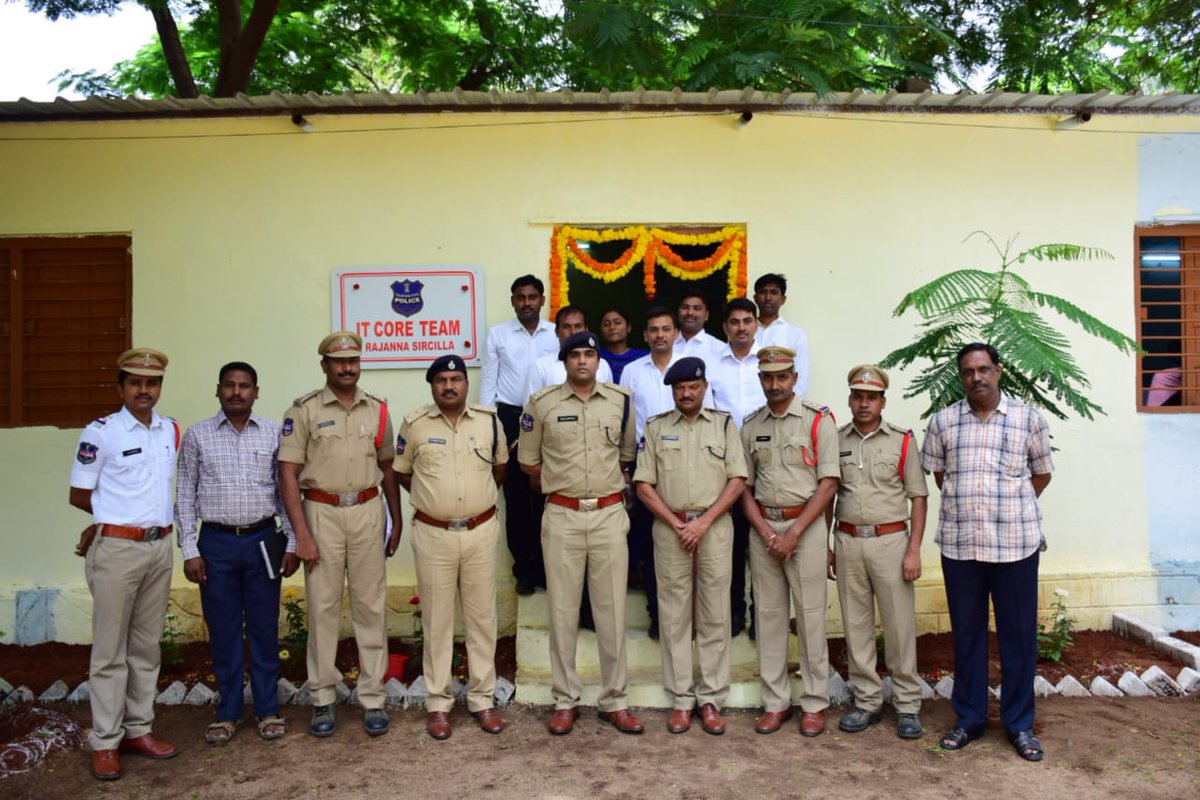 spsircilla's tweet image. Rajanna Sircilla police IT CORE team. "Technology based policing" #sircilla #sircillapolice @TelanganaDGP @KTRTRS