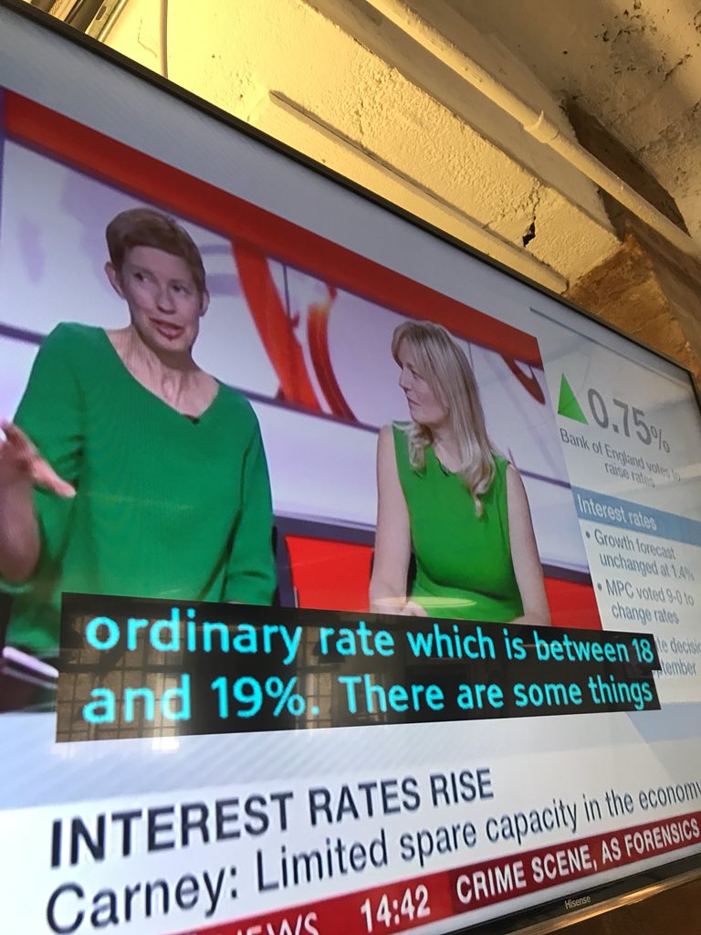 JuanMMoraY's tweet photo. #BBCaskthis wondering who styled the two lovely ladies in green on the news now. #greenwithenvy https://t.co/pT4VgxjI3K