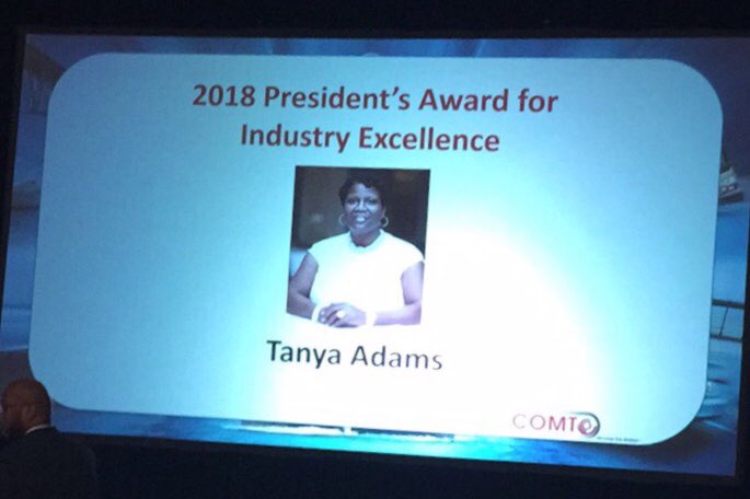 averyk_k's tweet photo. Congratulations to Tanya Adams on receiving this prestigious award #comto47 #comtomichigan #wspusa https://t.co/1uqLUuAdI9