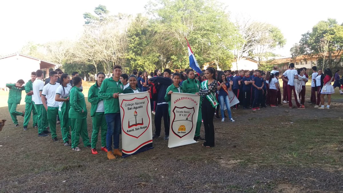 🛤️Puente Kyjhá; CANINDEYÚ. ⚽️Juegos Escolares Estudiantiles Nacionales  JEEN 2018, fase distrital. 🏠Local: Colegio Nacional Mcal. Francisco Solano  López.