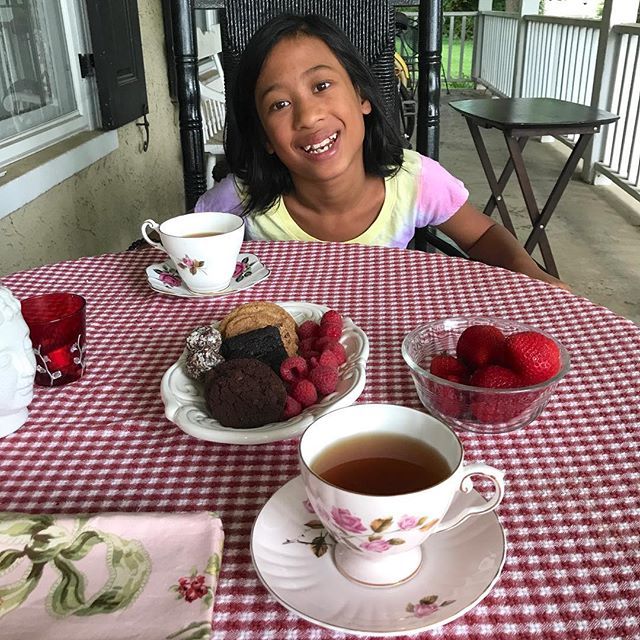 prettiminishop's tweet photo. I’m not gonna lie. I’ve really not been in work mode this summer! Having far too much with this sweet girl! #summer #motheranddaughtertime #love #teaparties #daughters #grateful https://t.co/9p3RP7ZTkc https://t.co/bwg3kOE4w8