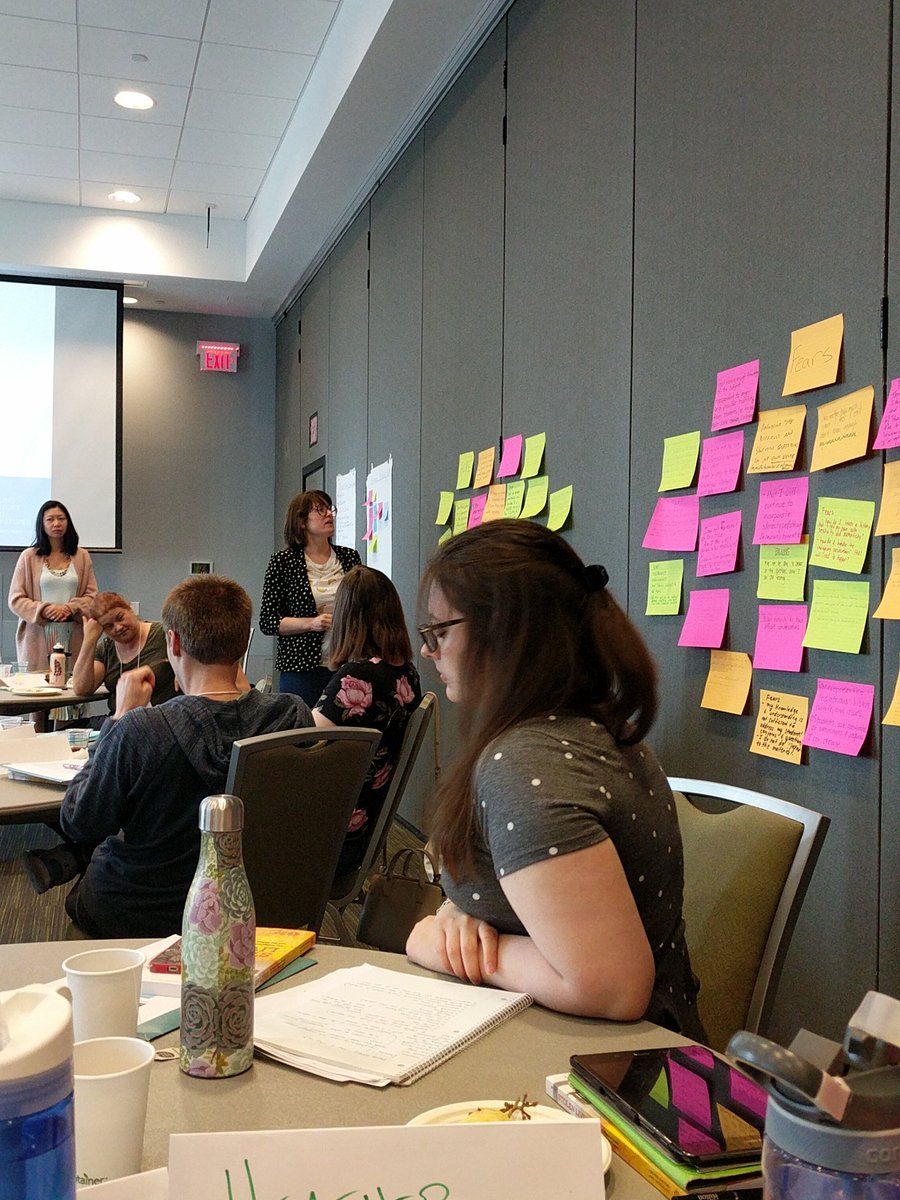 Hopes and Fears! <a href="/FacingCanada/">Facing History CAN</a> #fhseminar