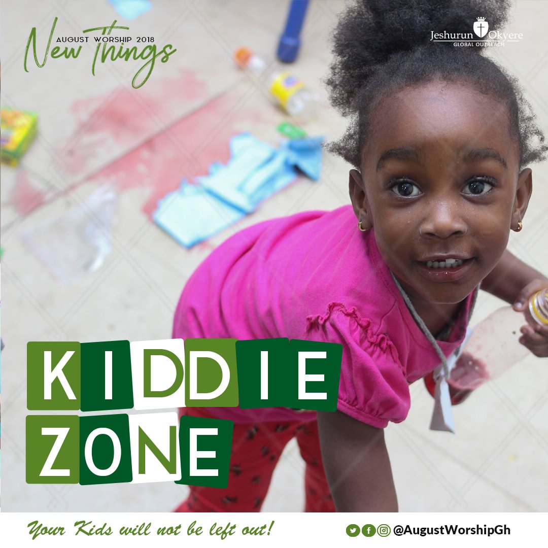 augustworshipgh's tweet photo. Don't leave your children behind on 19th August, 2018!
#KiddieZone #AugustWorship18 #NewThings #AW18 #LetTheChildrenCometoMe https://t.co/itG4iH1nno