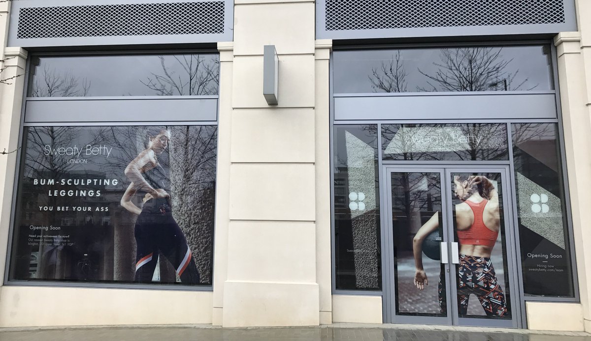 Clear_CIP's tweet photo. A shop fit-out project that we @Clear_CIP carried out for the new Sweaty Betty shop @KingsCross https://t.co/jEZEkP7StO