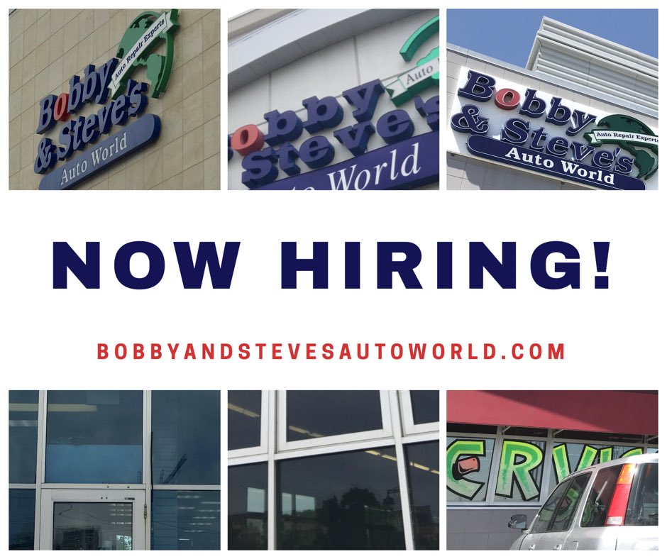 We’re GROWING and HIRING!
All stores, all positions: customer service, tow truck drivers, store management, techs, mechanics, more! More info and online application at:
bobbyandstevesautoworld.com/joinourteam #mnjobs #minnesotajobs #hiringminnesota #jobsmn #automechanic #towtruckdriver #hiring