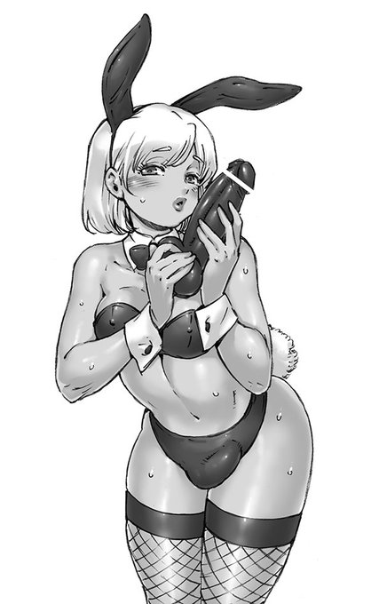 【R-18】バニーの日とかパンツの日とか聞いたので、両方入った娘を描いてみたつもり。おやすみなさい。 