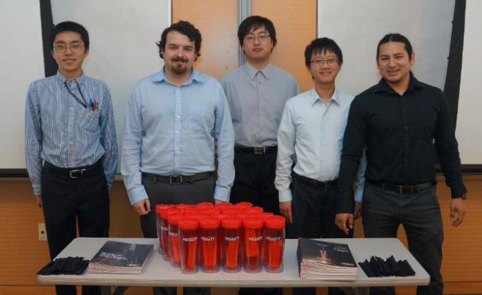 Five of our graduate engineers return to the University of California to talk about working at Meggitt. Inspiring future engineers! #future #success #graduate