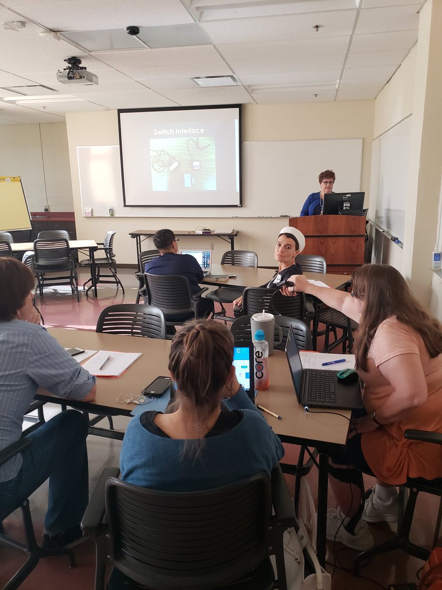 MNPSLearningTec's tweet photo. Want to learn more about adaptive technology? You still have time to join Leigh in Classroom 7#mnpslt #mnpslibhack https://t.co/JnUJAZbV17