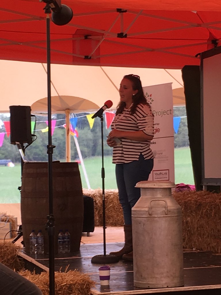LantraScotland's tweet image. Annabel our Project Coordinator speaking at the @RYP2018  #Ideasfestival on career opportunities in the Landbased sector and rural challenges inc broadband &amp;amp; rural recycling #countrysidecareers #ideasfestival #RuralYouthAugust