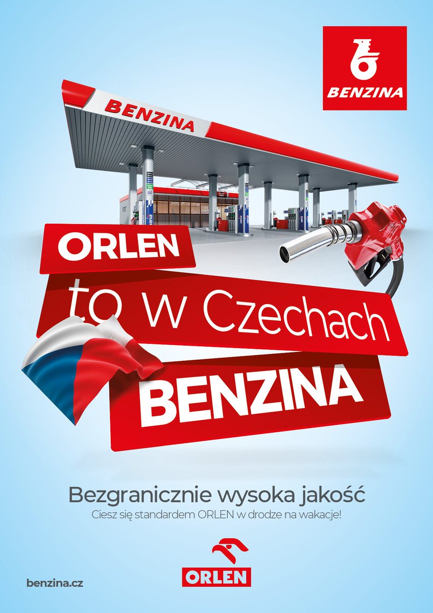 GrupaORLEN's tweet image. Tym, którzy wybierają się na wakacje na południe Europy przypominamy, że @BenzinaCZ to największa sieć ponad 400 stacji paliw w 🇨🇿. Tam również zapraszamy do naszych punktów #StopCafe ⛽️🥗🌭🥯☕️