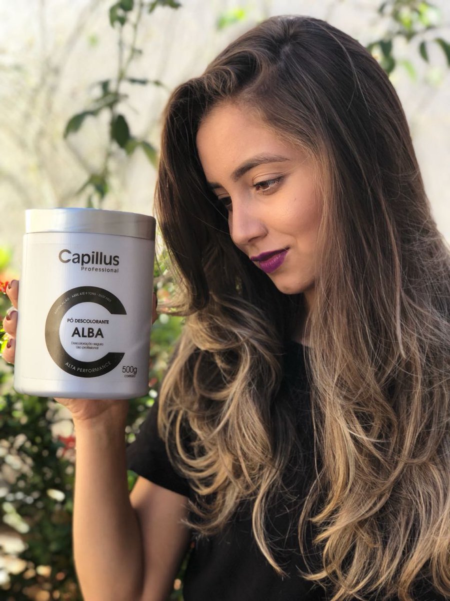 Capilluspro's tweet image. É surra de beleza que se fala?😱😱 
Pó Descolorante Alba 😍😍
Simplesmente mara! ❤