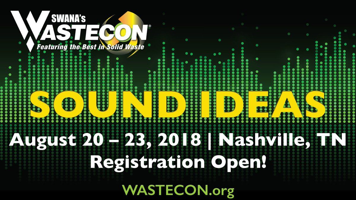 “WASTECON 2018 is going to be a very special event with lots of networking and educational opportunities. In addition to the <a href="/SWANA/">SWANA</a> Training Center, we are providing a broad mix of interactive keynote sessions."

Read more: buff.ly/2LTijXO

<a href="/biderman/">David Biderman</a>