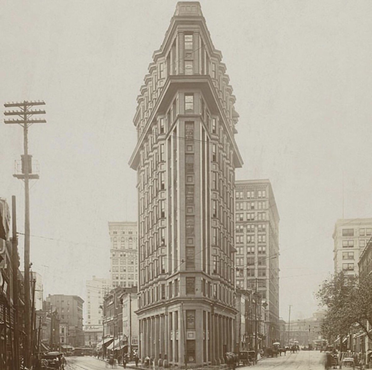 City Of Atlanta Ga Tbt 1907 View Of The English American Building Often Referred To As The Flatiron Building Did You Know It Was Built In 17 Making It Atlanta S City Of Atlanta Ga Tbt 1907 View Of The English American Building Often Referred To As The Flatiron Building Did You Know It Was Built In 17 Making It Atlanta S