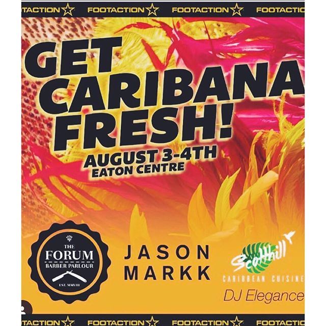 TheAlexanderNCo's tweet photo. 🚨Happening Friday &amp; Saturday @footaction Eaton Centre 🚨
.
.
.
#caribana #caribanaweekend #caribana2018 #caribanatoronto #caribanalongweekend #longweekend #celebrate #celebration #getfresh #haircut #barber #barbershopconnect #footaction #jasonmarkk #sneaker #sneakers #sneaker… https://t.co/hfQeXXX8CU