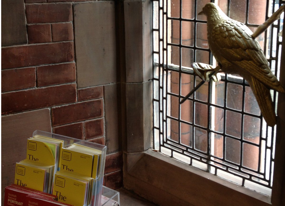 NatGalleriesSco's tweet photo. There's an @edfringe golden pigeon loose at the Portrait Gallery in Edinburgh!
Find it, take a picture & share on Twitter using #CatchThePigeon for the chance to win £30 of ticket vouchers every day of #EdFringe2018 - https://t.co/VTjAOXnTRh #IntoTheUnknown #ColourOfSummer 📷☺️ https://t.co/Szbg6ixtIe