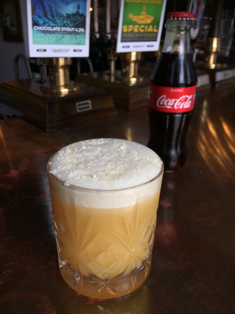Cola or non-alcoholic cocktail? Contest? Nah @masonicbar #nonalcoholiccocktail #liverpool #hopestreet