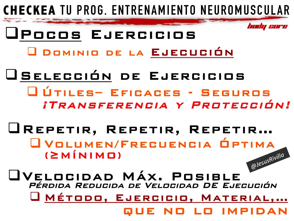 JesusRivilla's tweet photo. 🔴 ¿Cómo puedo saber si un programa de entrenamiento es adecuado?
☝Esta es una cuestión habitual en nuestros cursos @FitnessBodyCore y charlas con entrenadores. Personalmente aconsejo pasar un primer filtro muy básico donde se detectan el 90% de errores habituales.

Abro hilo... https://t.co/rZz2W3CeI6