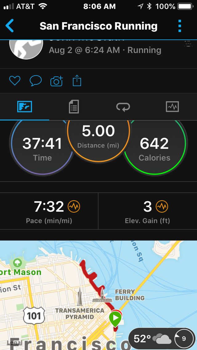 WyoFitFan's tweet photo. Foggy early morning training run.  #SANFRANCISCO #fitover50 #victoriamarathon https://t.co/we61KKuTYP