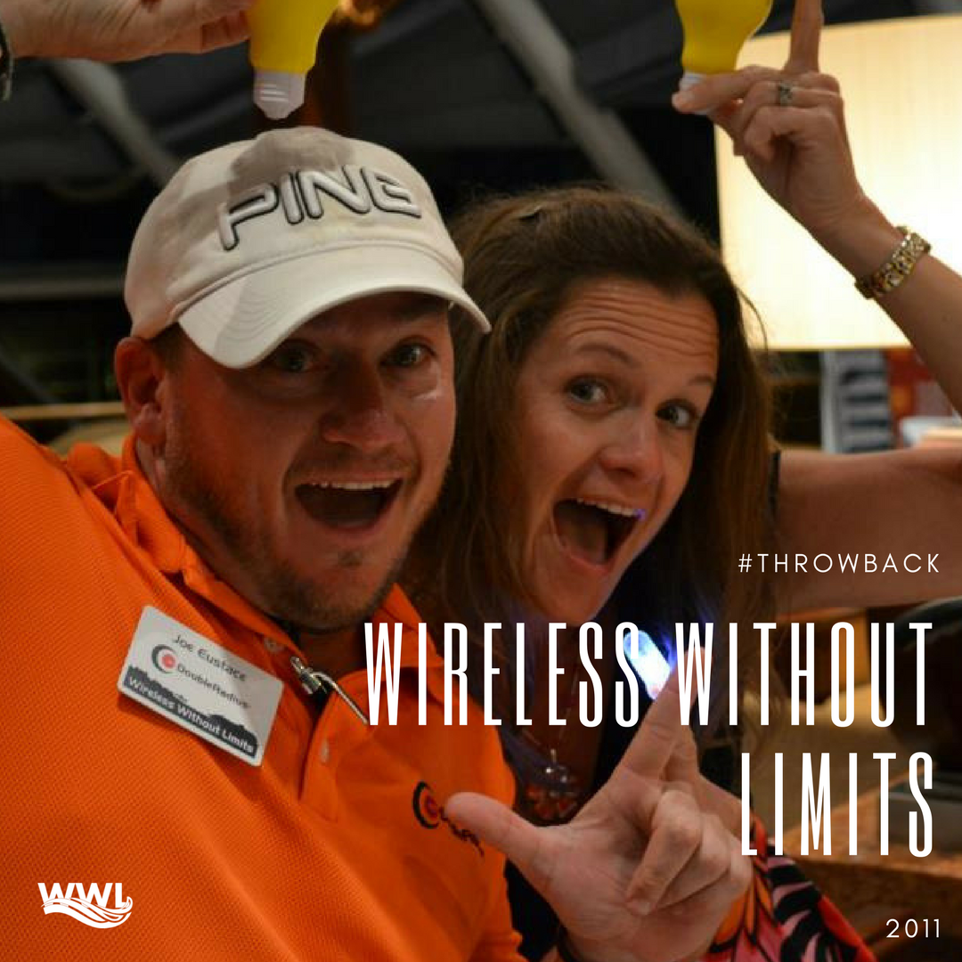 8 days and counting until #WWL2018! Check out this fun #throwback from #wirelesswithoutlimits2011! hubs.ly/H0d5LTg0