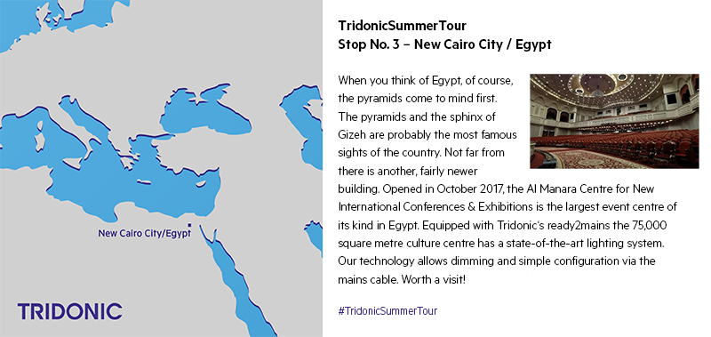 Tridonic's tweet photo. Let’s move to the next stop on our #TridonicSummerTour. Today we travel to Egypt. #Tridonic #summer #LightingTour – Find more information about the attraction here: https://t.co/dluof0qUdJ https://t.co/gmzsKD3eMk
