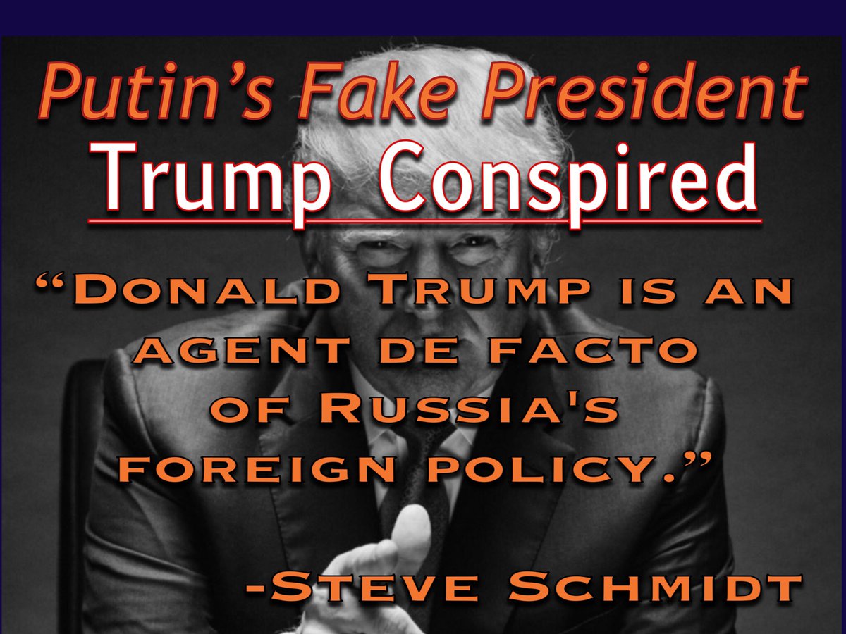 AdedapoLinda's tweet image. #TrumpTreasonousVulturesFamily
#EmolumentClauseScams enabled #ActsOfWar attack by Trump’s Handler Putin
#TreasonInPlainSight by
#TreasonSurrender 
#TreasonSummit 
“
Donald Trump is an agent de facto of Russia's foreign policy”. -Steve Schmidt