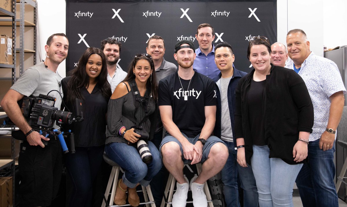 #tbt to a production and live broadcast at an Xfinity gaming event in Boston with Gordon Hayward. #bts #videocamera #redcamera #videoproduction #xfinity #team