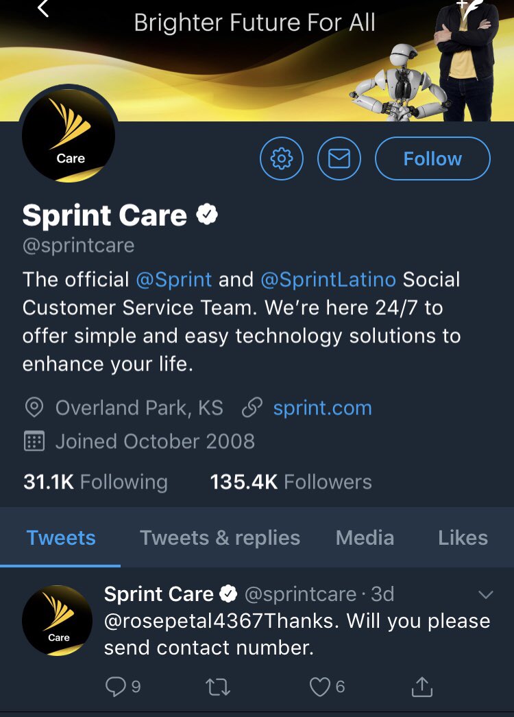 mkelaurie's tweet photo. .@sprintcare Not feeling too optimistic about this. No response yet, despite claiming 24/7 care, your last tweet was three days ago. #unlockourphones https://t.co/auth13SsTh