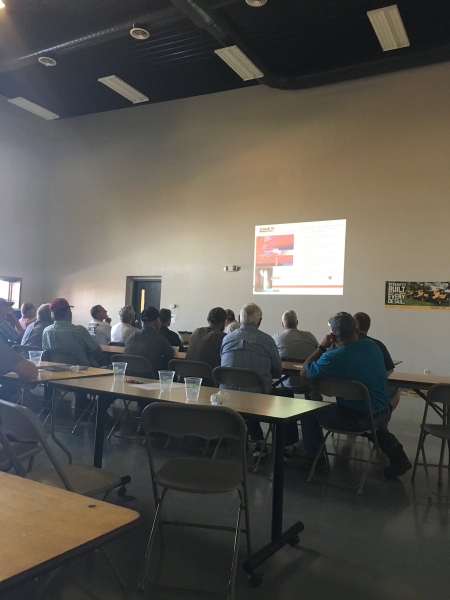 Combine clinic number one with Titan Machinery here in Eastern Iowa. We are in Pella Iowa today. #Smartfarmingis