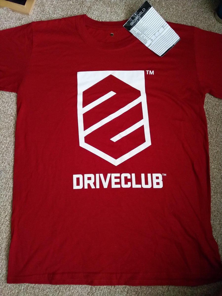 Rushy33's tweet photo. GIVEAWAY TIME! 👉4 x DRIVECLUB Sample T-Shirts 👈

For a chance to win simply follow me &amp; retweet this. 

T&amp;C's - 🇬🇧UK ONLY ⏰ Ends 04/08 @ 0:01. 🏆Winner picked at random using TweetDraw. Winner will be announced within 48hrs. https://t.co/3ej3Ism15Z