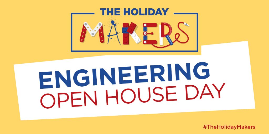 Fancy going behind the scenes at the BBC, exploring an astronomy lab or meeting Robot Wars engineers? Tomorrow is Engineering Open House Day across the UK - find an event near you for a family day out with a difference 👩🏽‍💻🎧🎭🚀bit.ly/2sHAuSn #TheHolidayMakers #YoE