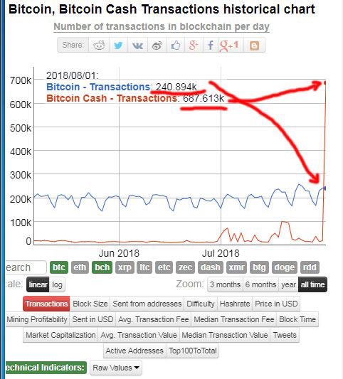 Roger Ver On Twitter Bitcoin Cash Just Processed More Transactions - 
