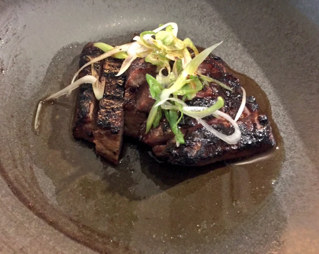 Chilli_and_Choc's tweet image. Roast Iberico pork at Yu-go in Belfast  #awesomeness #AsianFusion