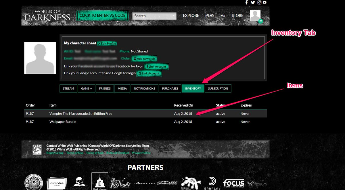 Modiphius On Twitter Vampire The Masquerade 5th Edition Core Book Pdf Is Now Live On The World Of Darkness Site Pre Orders Will Have Their Codes Already So Please Head On Over Pop