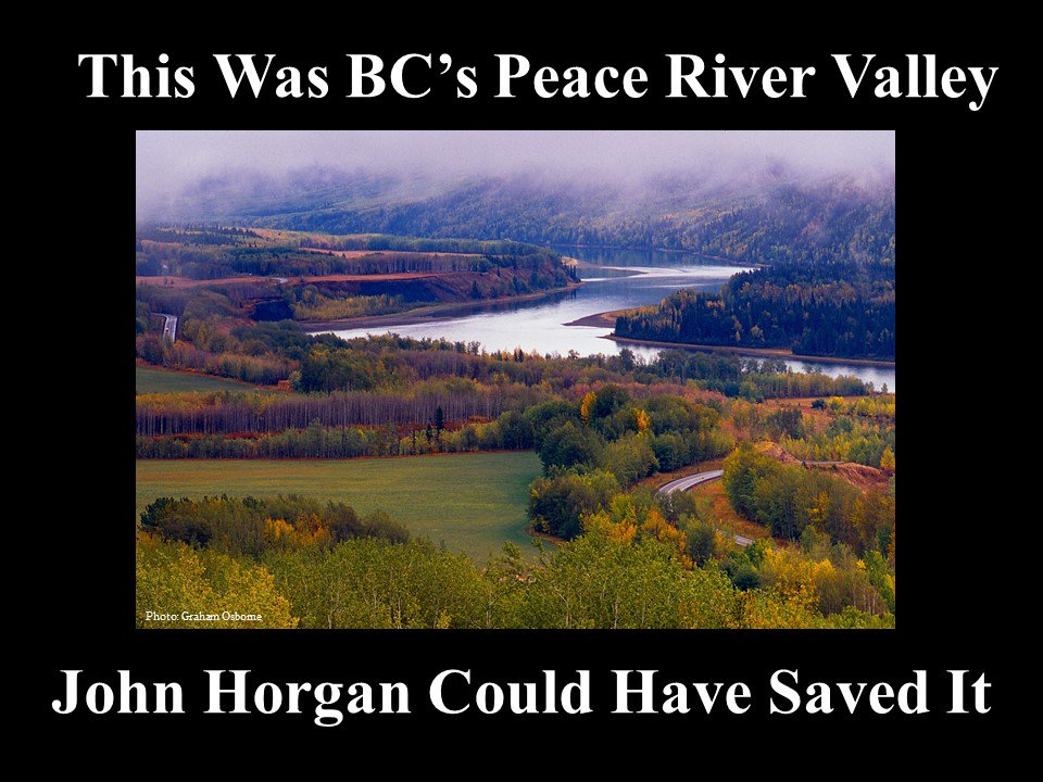 DianeCulling's tweet photo. @FightSiteC "Natural state" as in pre-European contact? In that case, there is no argument not to flood the Fraser Valley - it certainly isn't in its natural state  but no one would argue its value. This is what BC's Peace River Valley CURRENTLY looks like... #sitec #nosite https://t.co/9TIuxiXjZj