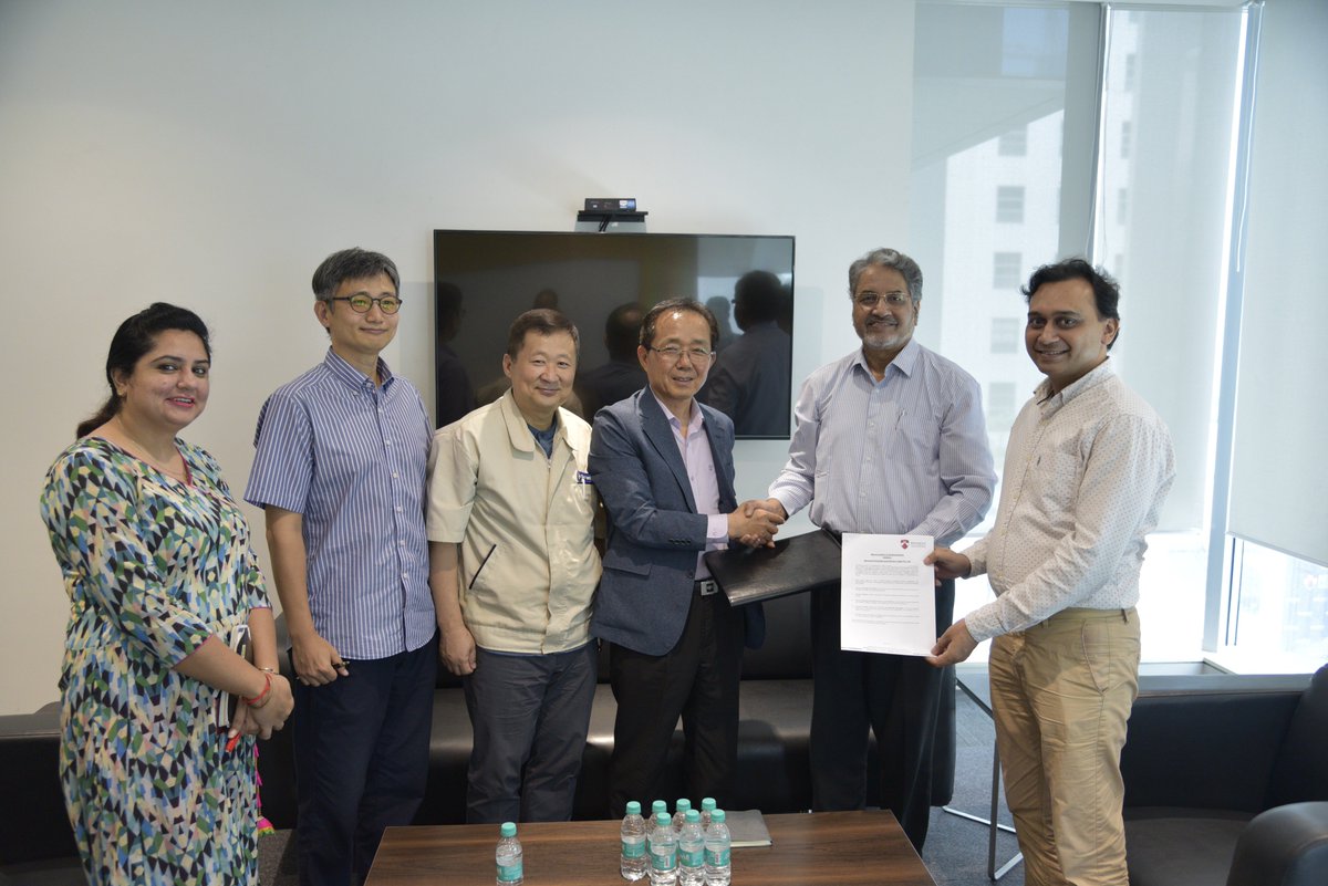 bennettuniv's tweet photo. #BennettConnect
@bennettuniv has signed an #MoU with #Elentec India. The MoU seeks to facilitate #collaborative ventures of diverse kinds covering, among other things, the external #research and #academic alliance program, #internship #opportunities, and #employability prospects. https://t.co/Bw3pQpf1hW