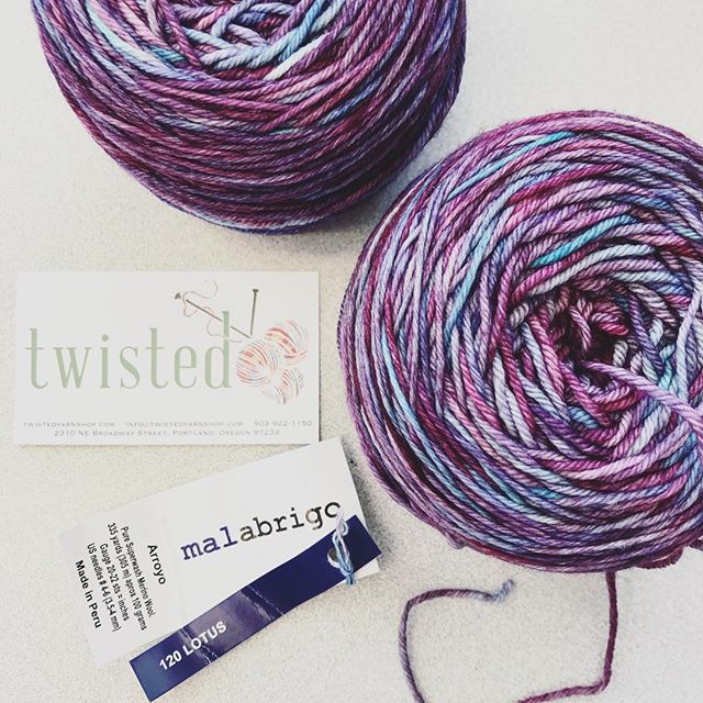 yarngeekmakes's tweet photo. I can’t wait to use this gorgeous @malabrigoyarn that I picked up from the @twistedyarnshop in Portland, Oregon when I was there for the 2018 CGOA conference! I’m so in love with all of those pink and purple hues! 😍🦄
.
.
.
.
#crochet #crochetersofins… https://t.co/vL4LhvyK75 https://t.co/xR202orEKn
