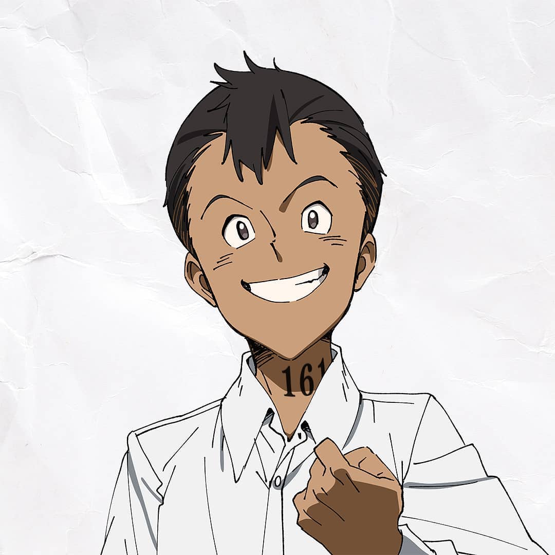 The Promised Neverland anime character headshots