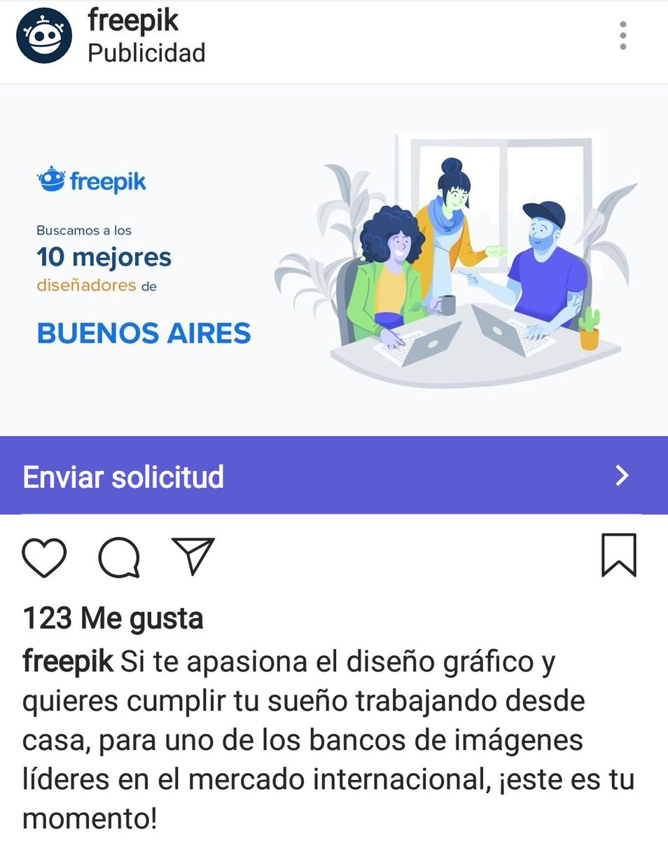 Diseñadores gráficos en Buenos Aires 👇
@TrabajoArg_ #trabajoar