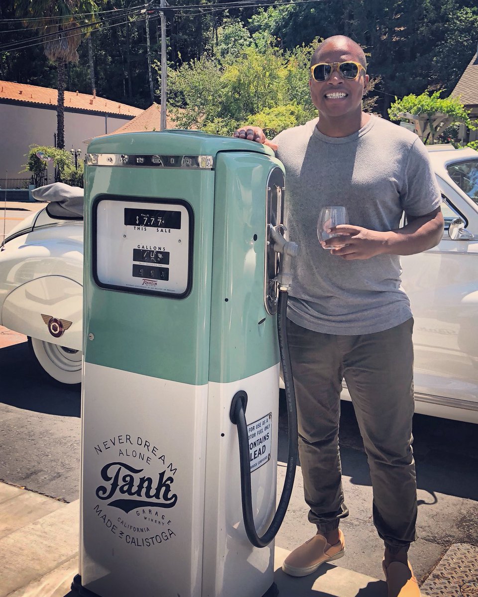 Let the sun shine in my friend &amp; let the wine weekend begin... <a href="/TankWinery/">Tank Garage Winery</a> rose you say...🍷🕺🏾#NapaValley #winetasting #MyBestLife #tbt