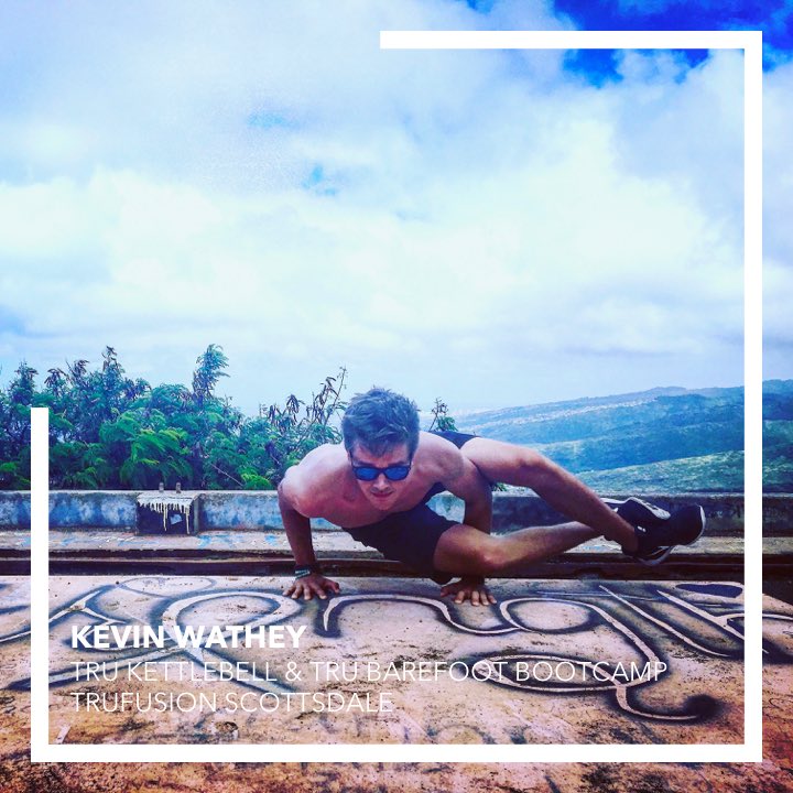 Meet Kevin Wathey, a native Scottsdale fitness and yoga instructor. And btw, can also do a bad ass Crooked Crow pose! Check our schedule trufusionscottsdale.com to find out when <a href="/kevinwathey/">kevin wathey</a> is teaching next.