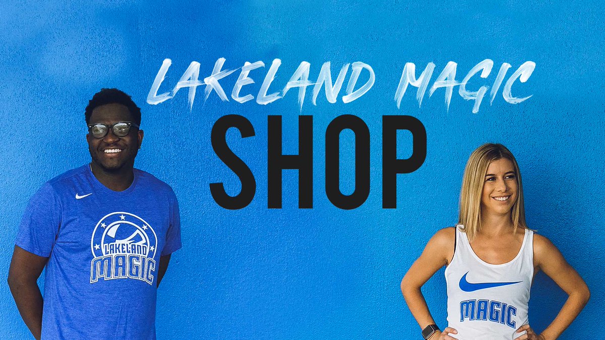 OsceolaMagic's tweet photo. Lakeland Magic Shop Now Available! Browse the new additions ➡️: https://t.co/rctDElZ2se #AsOne #LKLDMagic https://t.co/JWgNQzw9t9