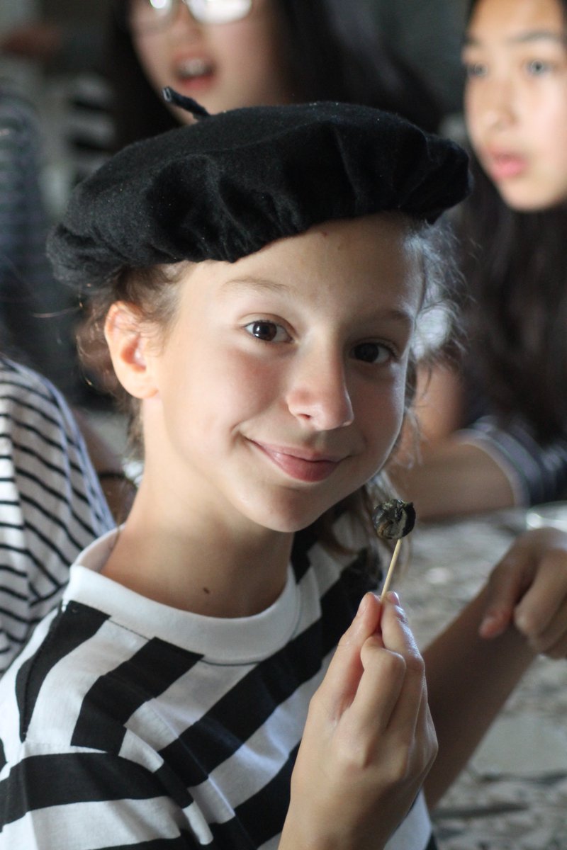 HSofG's tweet photo. French night continues: escargot anyone? #Normandy2018 https://t.co/ZwJC10tFe6