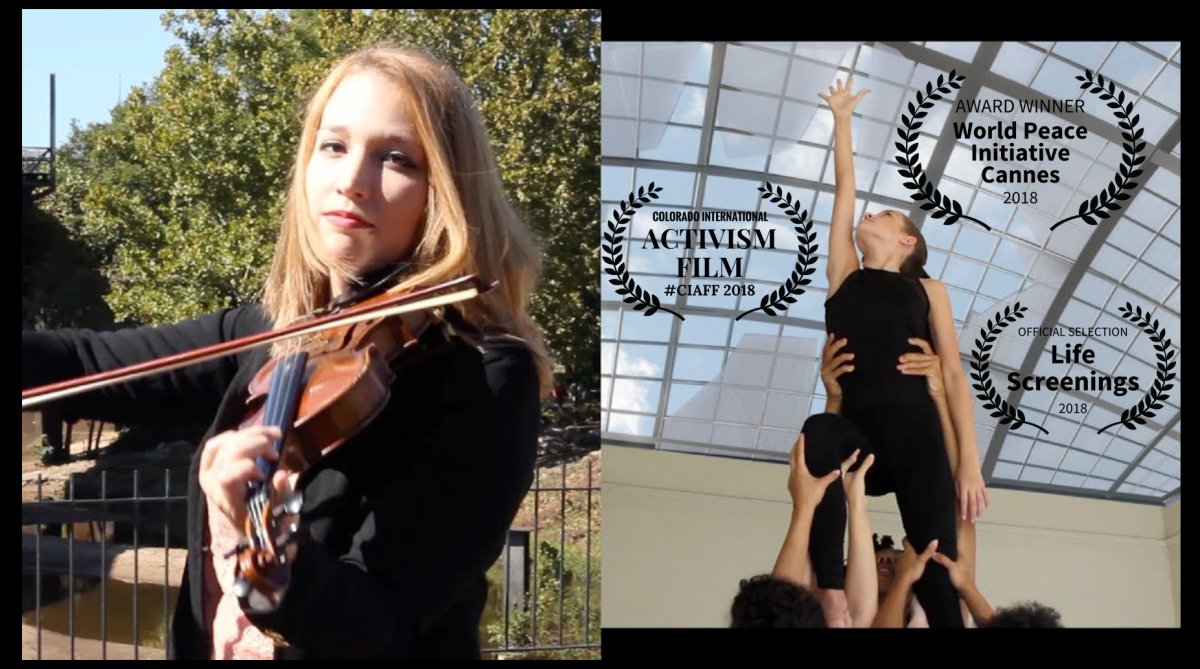 I'm so honored to thus far have been awarded 3 official film festival selections for #TheGlassCeiling  

#GenderEquality #Violin #Dance #HeForShe #Metoo #WomensRights #DubstepViolin