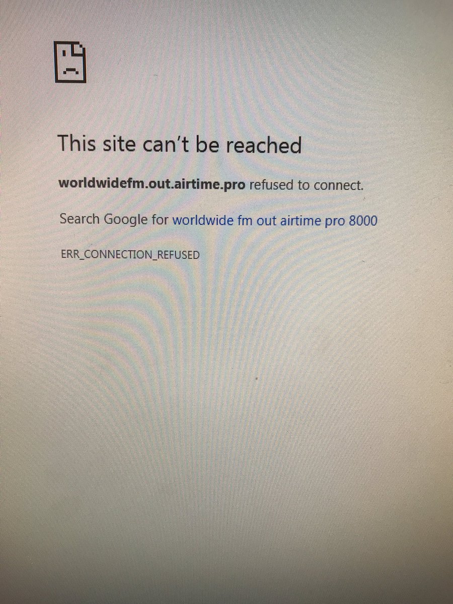 angelspointyoga's tweet photo. @worldwidefm I’m trying to connect to your livestream at work but I’m having trouble. Is there someone I can talk to for assistance? This is what I see on my screen https://t.co/a1ysFlZKok