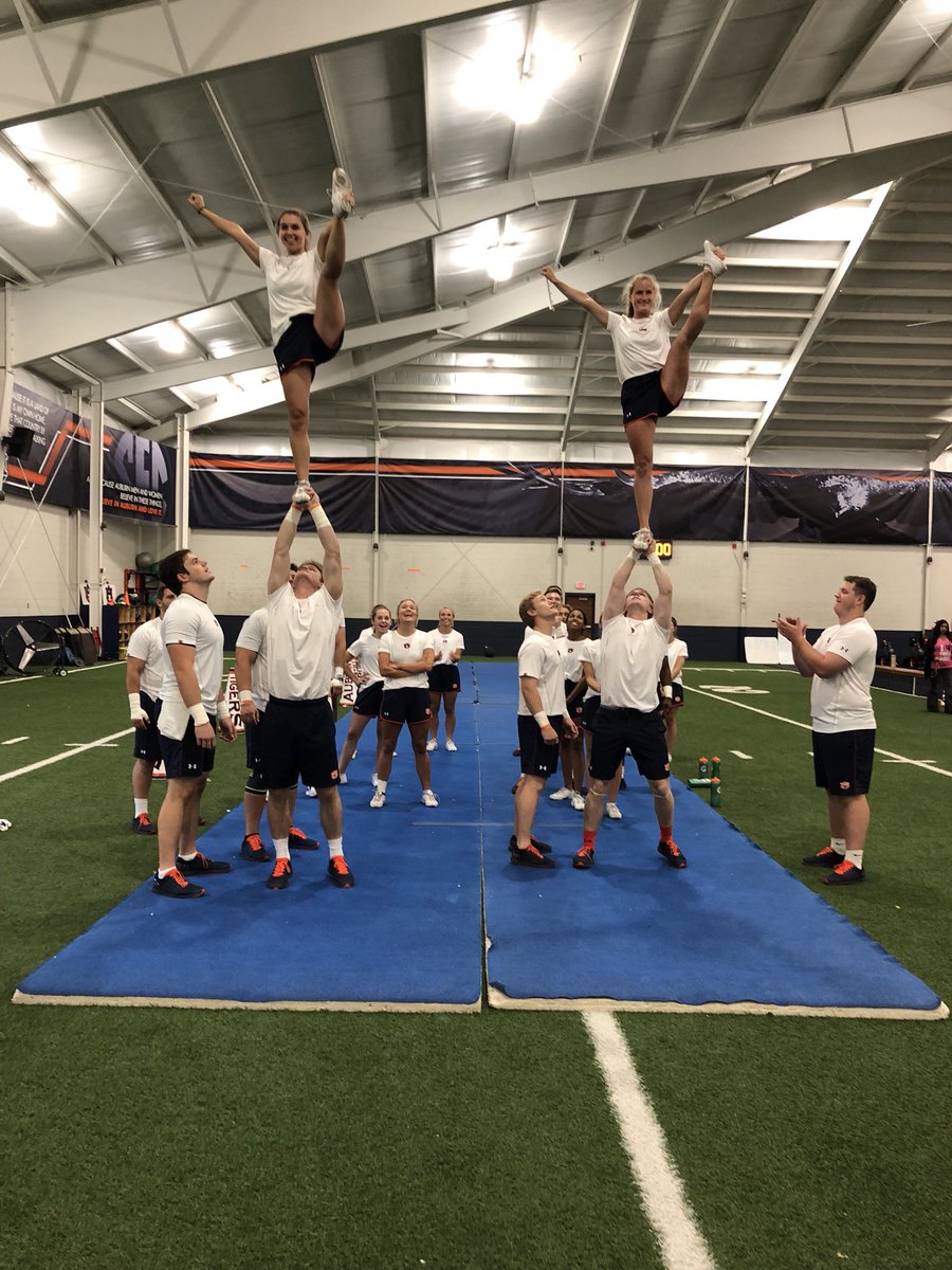 aucheerleading's tweet image. #WorkHardWork #WarEagle