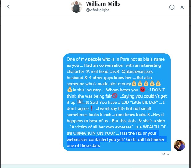 dfw_knightmare's tweet photo. @Rebeccas0ffice @alanaevansxxx @dfwknight @Mandy_Monroexxx Interesting conversation my man HAD  who is in Porn some of you know him? ...Had with this SLOB  "A victim of all her own excesses"  .... @alanaevansxxx HUSBAND CHRIS &amp;   #4 others know her ...A Wealth of information on you @dfwknight ... ⌛️MATTER OF TIME https://t.co/v4sruzKZW2