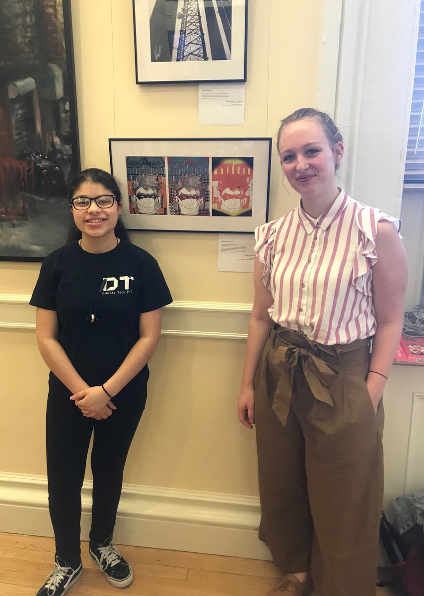 DigitalTechHS's tweet photo. Congratulations to 10th grade Alba @DigitalTechHS for being selected as a @PrattInstitute Young Scholar and for receiving a 3 year scholarship to the youth program. @SuptKarenWatts @supmprayor @NYCSchools #DigitalTechArts https://t.co/g2E28I77pA