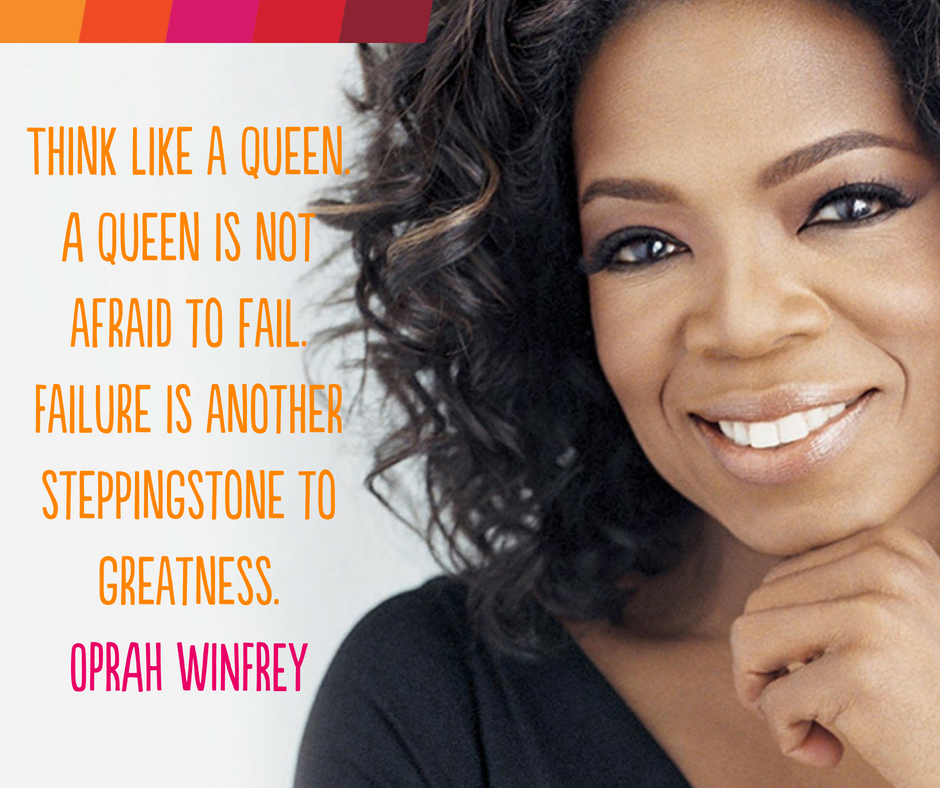 Professionelle_'s tweet photo. Think like a queen. A queen is not afraid to fail. Failure is another steppingstone to greatness. Oprah Winfrey. https://t.co/YF3HNrhCsm