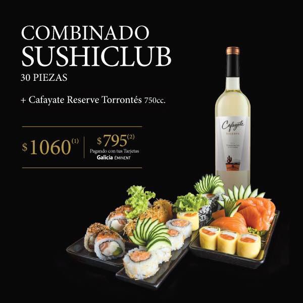 Beneficio exclusivo para take away haciendo tu pedido online en sushiclub.com.ar/Pedidos Online.

Bases y condiciones: sushiclub.com.ar/beneficios

#SushiClub #SalirAdentro