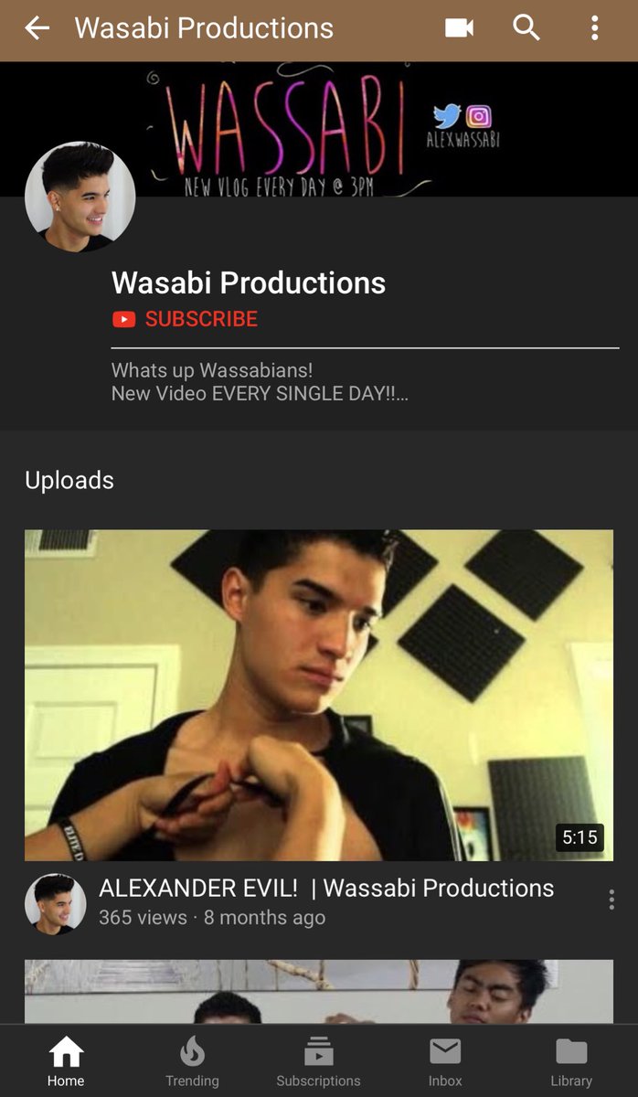 TeamDIYWassabi's tweet photo. Hi @AlexWassabi some of your videos are being uploaded in this channel ‼️ https://t.co/sBlwJ3dOQj
